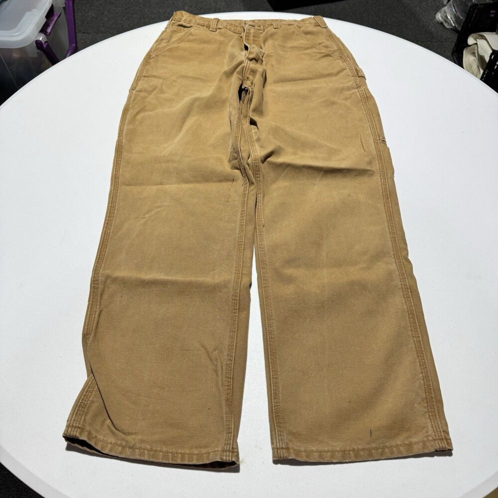 Lot of 3 Carhartt Pants Men's 32x32 Loose Original Fit Carpenter Canvas Work - Picture 6 of 16